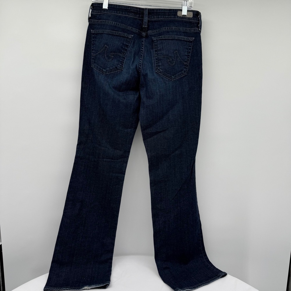 AG Adriano‎ Goldschmied Womens The Jessie Curvy Boot Cut Jeans Dark Wash Size 30 - Picture 3 of 13